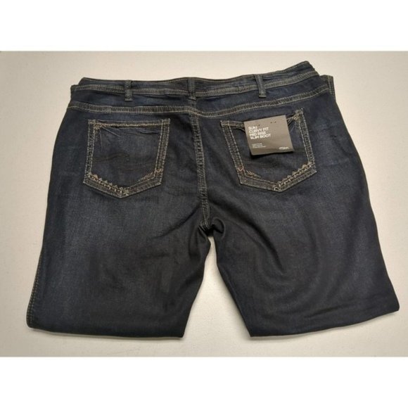 Suki Jeans Women's Size 24W/L31 Denim Blue Fit Mid Rise Slim boot Stretch Jean - Picture 2 of 3